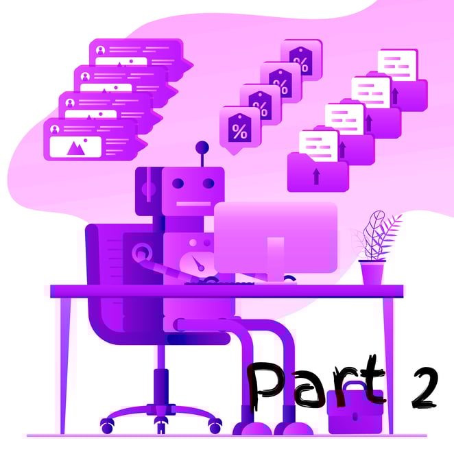 robot working at a desk part 2
